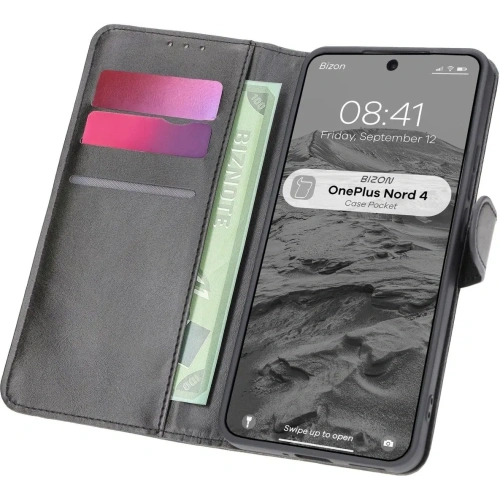 Kup Etui z klapką Bizon Case Pocket do OnePlus Nord 4 czarne - BIZ6470 - {ean13} - Sklep Home Screen
