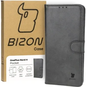 Kup Etui z klapką Bizon Case Pocket do OnePlus Nord 4 czarne - BIZ6470 - {ean13} - Sklep Home Screen