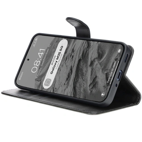 Kup Etui z klapką Bizon Case Pocket do Samsung Galaxy M35 5G czarne - BIZ6471 - {ean13} - Sklep Home Screen