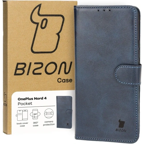Kup Etui z klapką Bizon Case Pocket do OnePlus Nord 4 granatowe - BIZ6472 - {ean13} - Sklep Home Screen