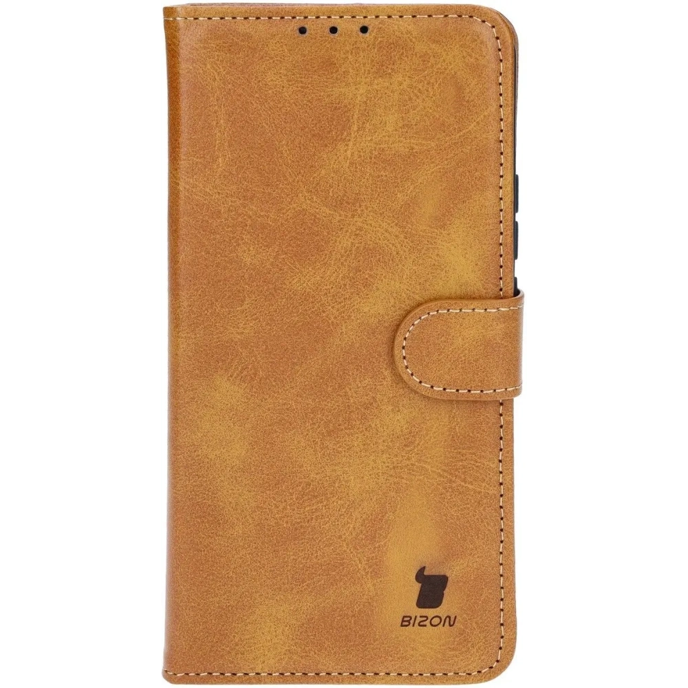 Etui z klapką Bizon Case Pocket do OnePlus Nord 4 brązowe