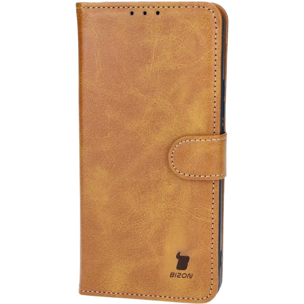 Etui z klapką Bizon Case Pocket do OnePlus Nord 4 brązowe