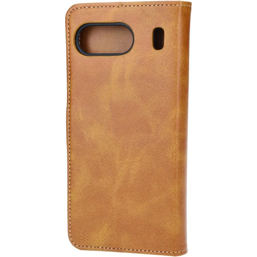 Etui z klapką Bizon Case Pocket do OnePlus Nord 4 brązowe