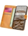 Etui z klapką Bizon Case Pocket do Samsung Galaxy M35 5G brązowe