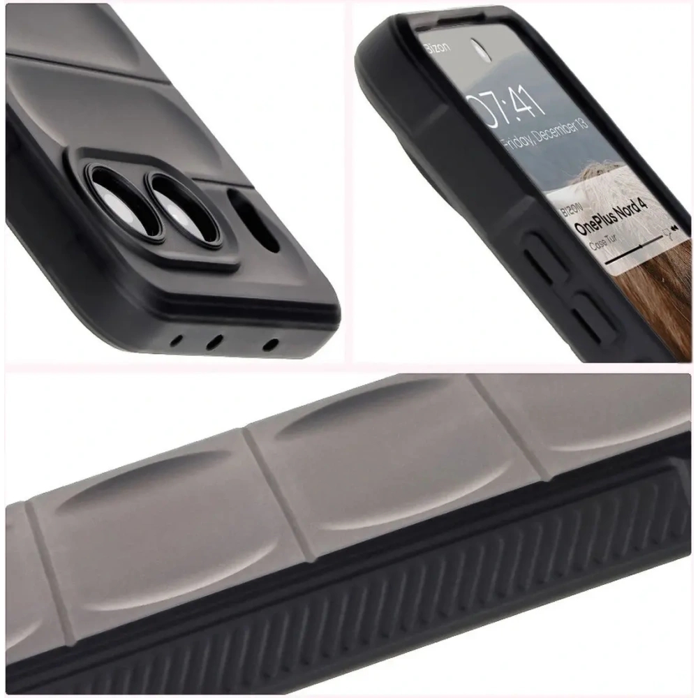 Pancerne etui Bizon Case Tur do OnePlus Nord 4 czarne