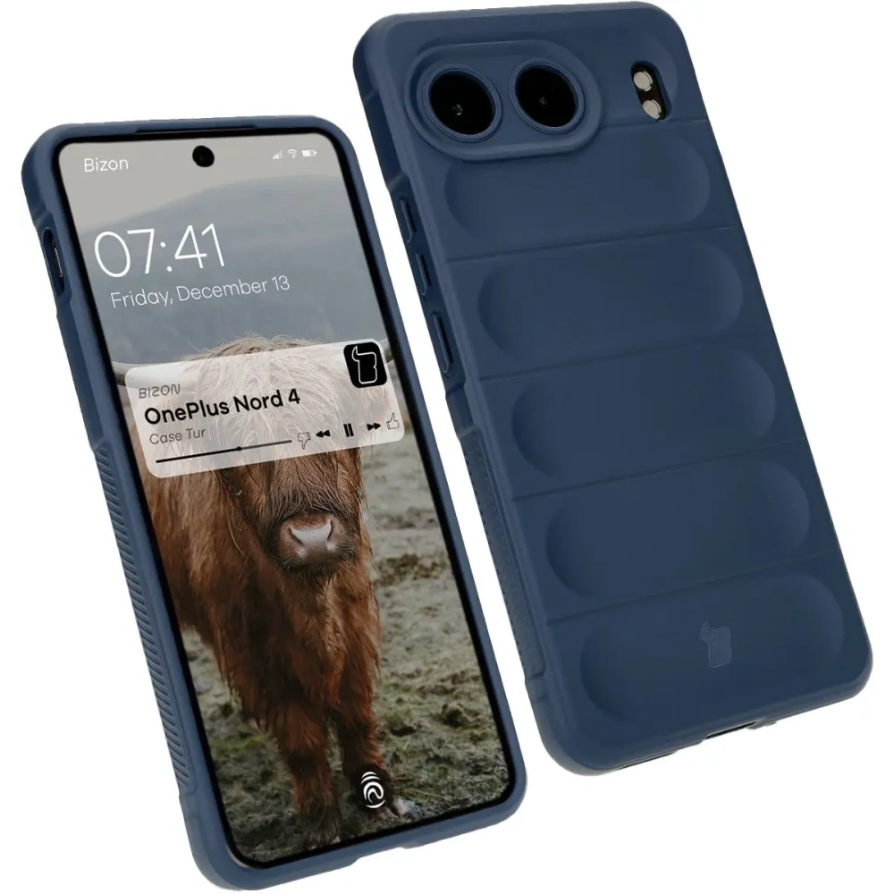 Pancerne etui Bizon Case Tur do OnePlus Nord 4 granatowe