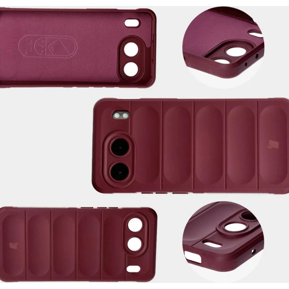 Pancerne etui Bizon Case Tur do OnePlus Nord 4 ciemnofioletowe