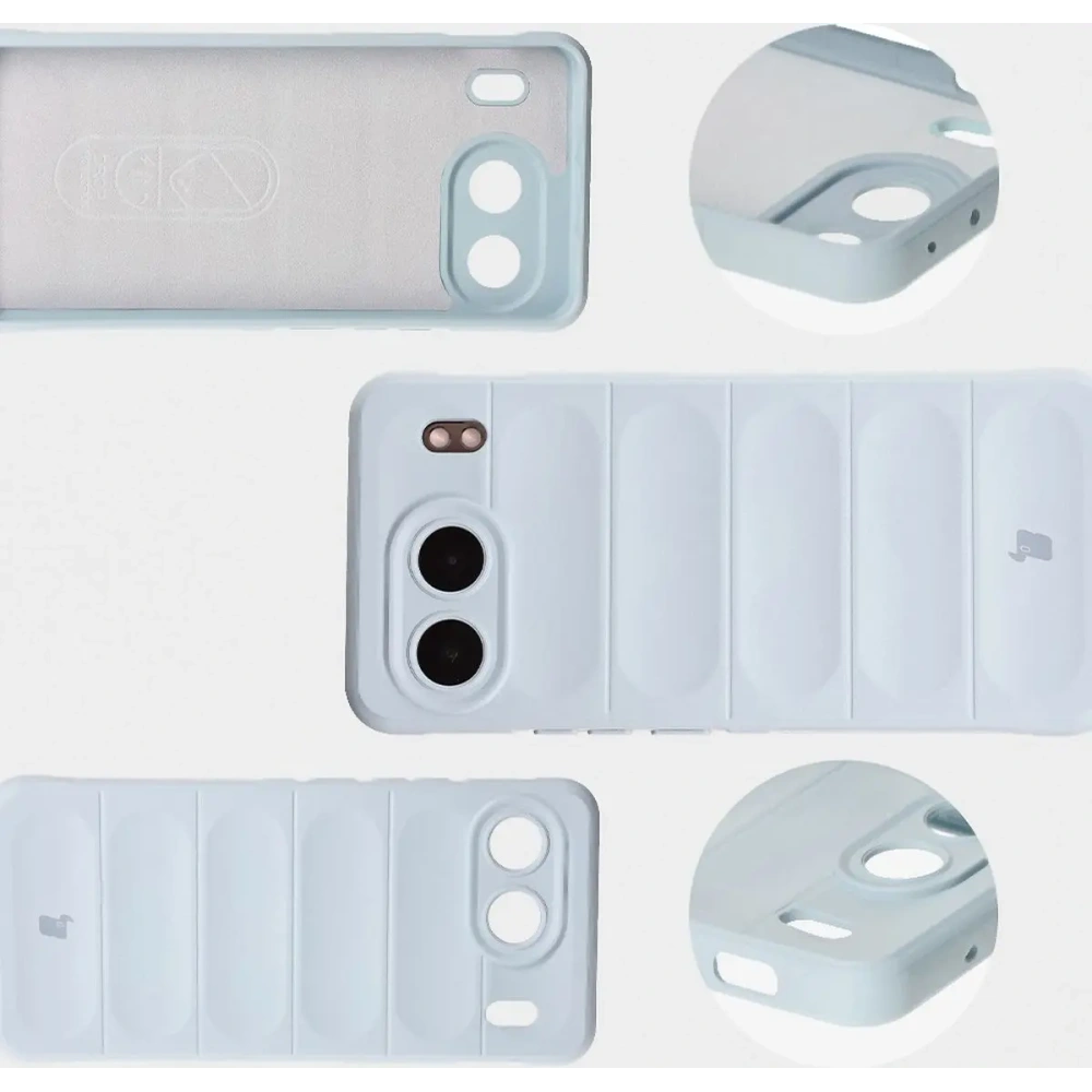 Pancerne etui Bizon Case Tur do OnePlus Nord 4 jasnoniebieskie