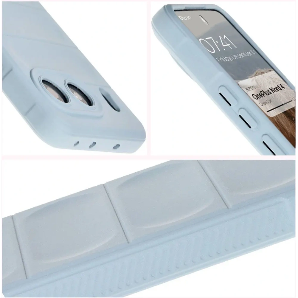 Pancerne etui Bizon Case Tur do OnePlus Nord 4 jasnoniebieskie