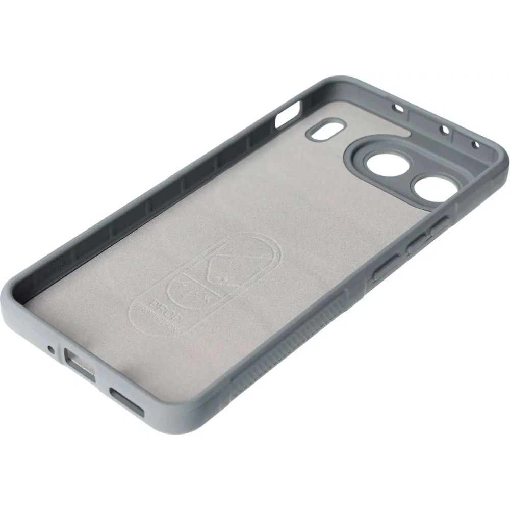 Pancerne etui Bizon Case Tur do OnePlus Nord 4 jasnoszare