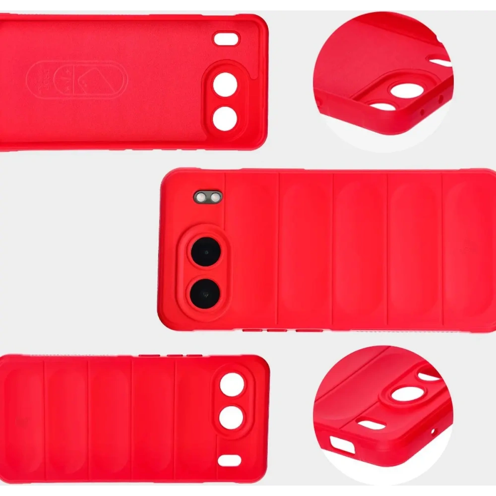 Pancerne etui Bizon Case Tur do OnePlus Nord 4 czerwone