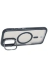 Kup Etui s podstavcem a magnetickým kroužkem Bizon Case Eclipse pro Apple iPhone 16 kouřové s černým rámečkem - BIZ6481 - {ean13} - Sklep Home Screen