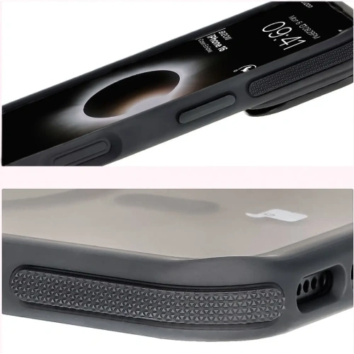 Buy Bizon Case Eclipse Apple iPhone 16 smoky with a black frame - BIZ6481 - {ean13} - Home Screen Store Europe