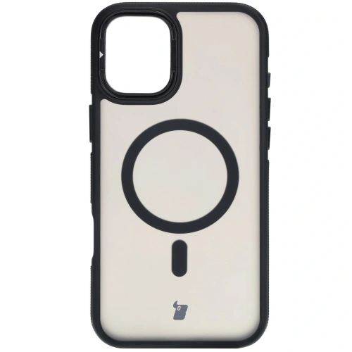 Kup Etui s podstavcem a magnetickým kroužkem Bizon Case Eclipse pro Apple iPhone 16 Plus kouřové s černým rámečkem - BIZ6482 - {ean13} - Sklep Home Screen