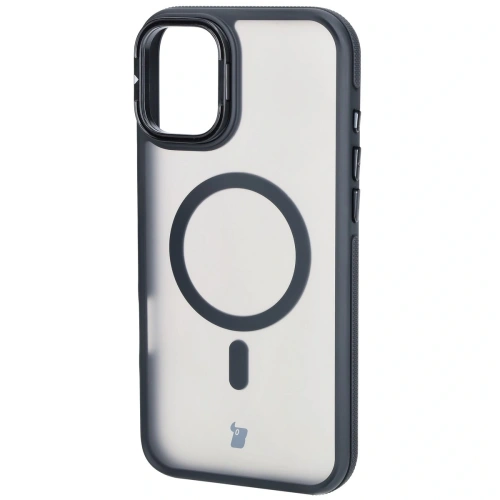 Kup Etui s podstavcem a magnetickým kroužkem Bizon Case Eclipse pro Apple iPhone 16 Plus kouřové s černým rámečkem - BIZ6482 - {ean13} - Sklep Home Screen