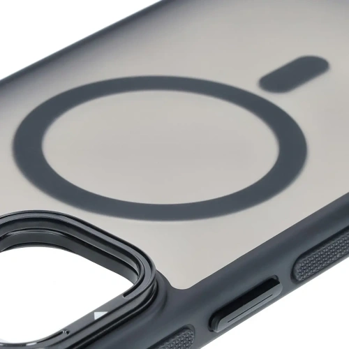 Kup Etui s podstavcem a magnetickým kroužkem Bizon Case Eclipse pro Apple iPhone 16 Plus kouřové s černým rámečkem - BIZ6482 - {ean13} - Sklep Home Screen