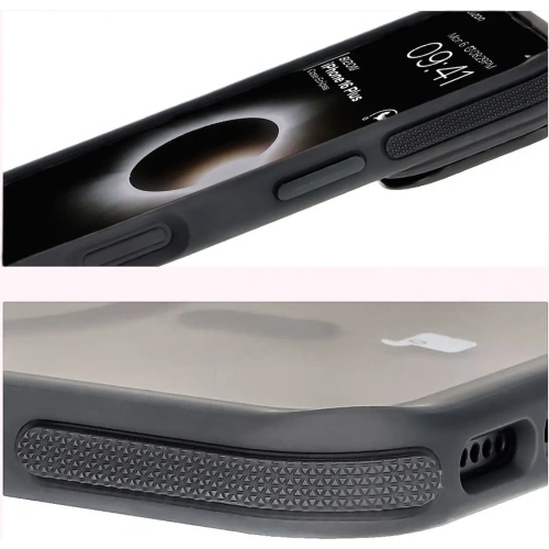 Kup Etui s podstavcem a magnetickým kroužkem Bizon Case Eclipse pro Apple iPhone 16 Plus kouřové s černým rámečkem - BIZ6482 - {ean13} - Sklep Home Screen