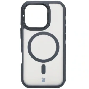 Kup Etui z podstawką i pierścieniem magnetycznym Bizon Case Eclipse do Apple iPhone 16 Pro przydymione z czarną ramką - BIZ6483 - {ean13} - Sklep Home Screen