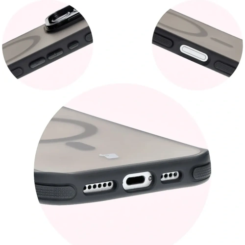 Buy Bizon Case Eclipse Apple iPhone 16 Pro smoky with a black frame - BIZ6483 - {ean13} - Home Screen Store Europe