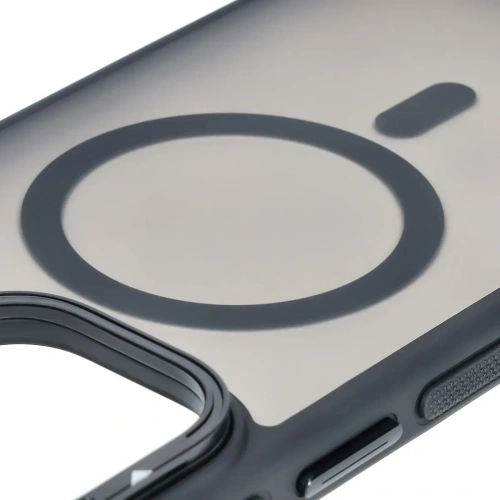 Kup Etui s podstavcem a magnetickým kroužkem Bizon Case Eclipse pro Apple iPhone 16 Pro Max kouřové s černým rámečkem - BIZ6484 - {ean13} - Sklep Home Screen