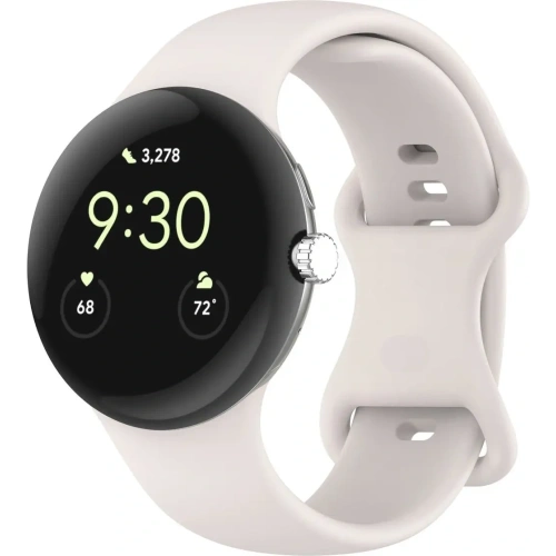 Kup Bizon Strap Watch Silikon Google Pixel Uhr 3 (45mm) Perle - BIZ6485 - {ean13} - Sklep Home Screen