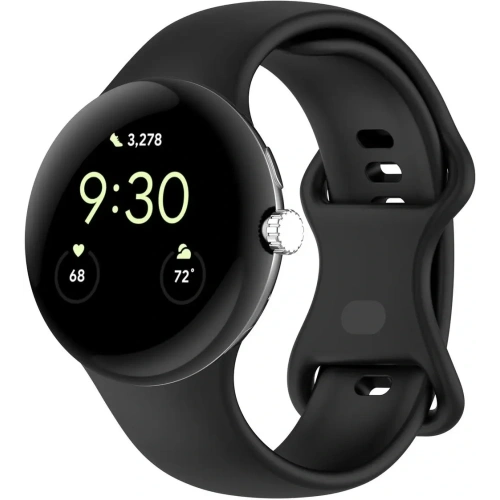Kup Silikonový pásek Bizon Strap Watch Silicone do Google Pixel Watch 3 (45mm) černý - BIZ6486 - {ean13} - Sklep Home Screen