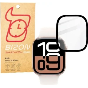 Kup Szkło hybrydowe Bizon Glass Watch Edge Hybrid do Apple Watch 10 42 mm czarne - BIZ6487 - {ean13} - Sklep Home Screen