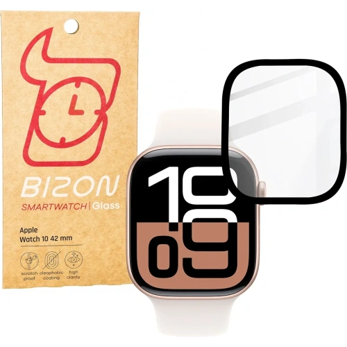 Kup Szkło hybrydowe Bizon Glass Watch Edge Hybrid do Apple Watch 10 42 mm czarne - BIZ6487 - {ean13} - Sklep Home Screen