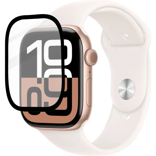 Kup Szkło hybrydowe Bizon Glass Watch Edge Hybrid do Apple Watch 10 42 mm czarne - BIZ6487 - {ean13} - Sklep Home Screen
