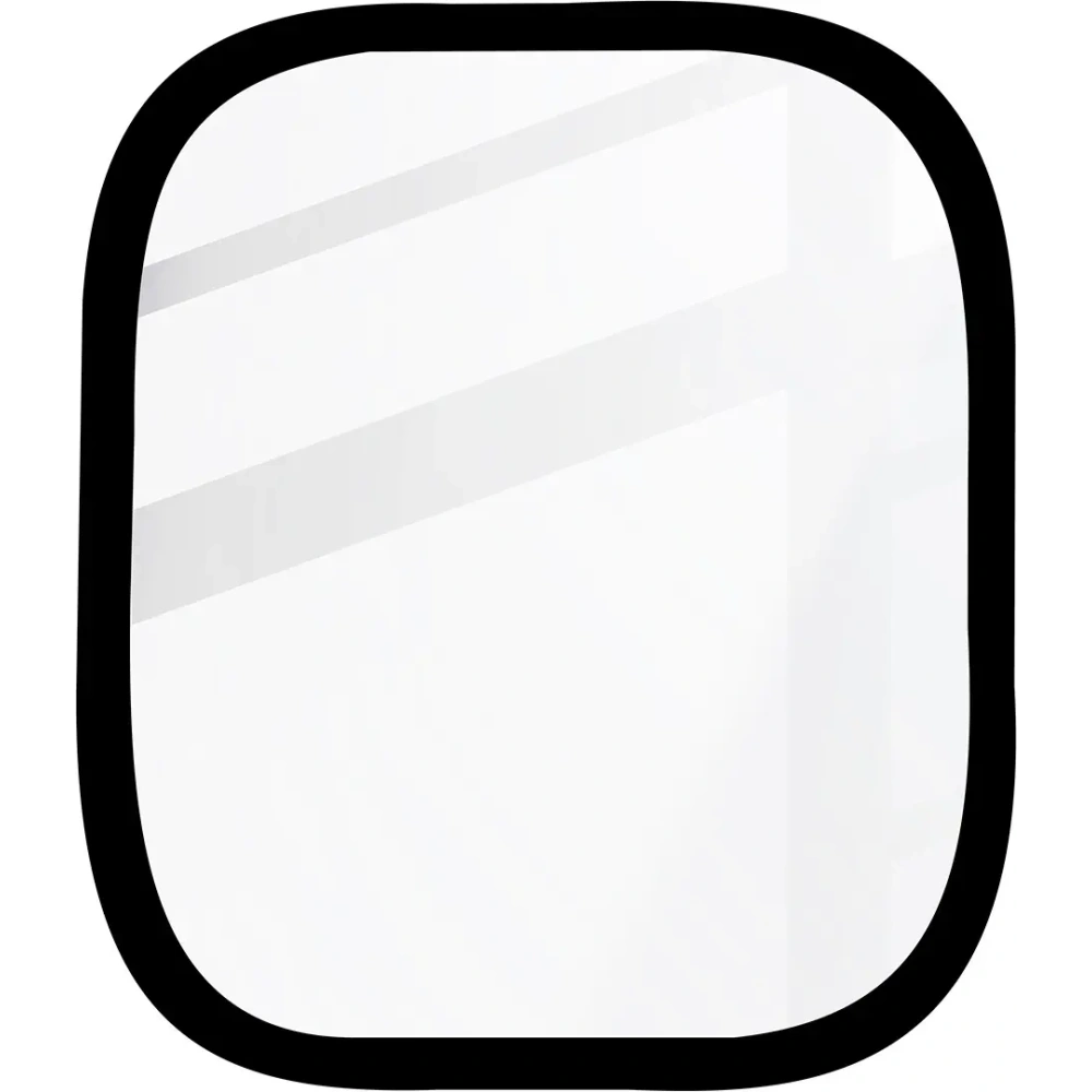 Szkło hybrydowe Bizon Glass Watch Edge Hybrid do Apple Watch 10 42 mm czarne