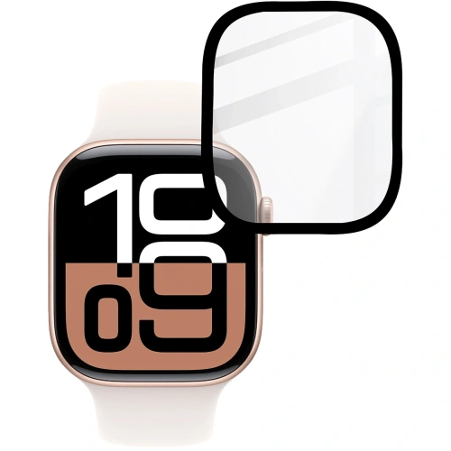 Kup Szkło hybrydowe Bizon Glass Watch Edge Hybrid do Apple Watch 10 42 mm czarne - BIZ6487 - {ean13} - Sklep Home Screen