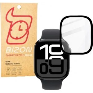 Kup Szkło hybrydowe Bizon Glass Watch Edge Hybrid do Apple Watch 10 46 mm czarne - BIZ6488 - {ean13} - Sklep Home Screen