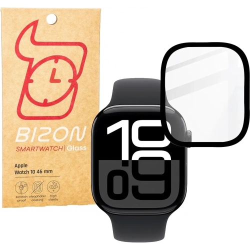 Kup Szkło hybrydowe Bizon Glass Watch Edge Hybrid do Apple Watch 10 46 mm czarne - BIZ6488 - {ean13} - Sklep Home Screen