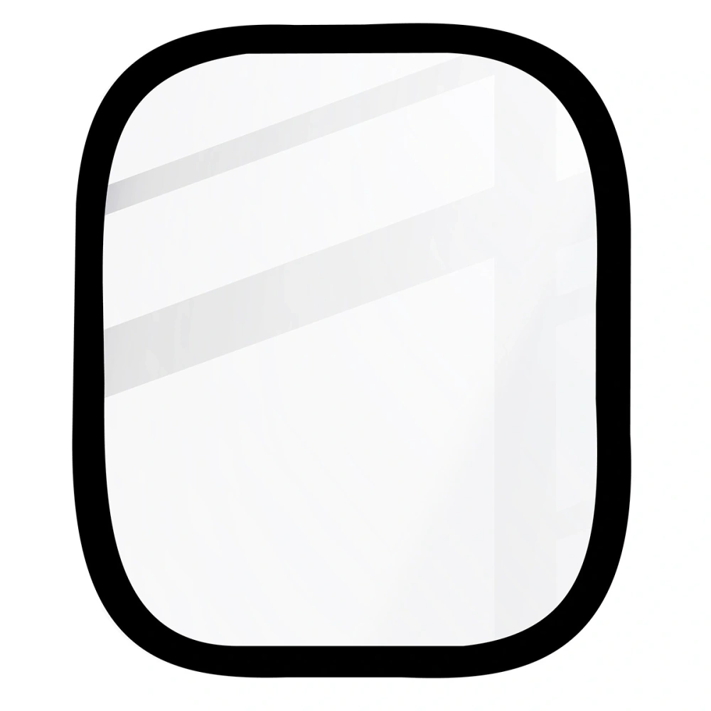 Szkło hybrydowe Bizon Glass Watch Edge Hybrid do Apple Watch 10 46 mm czarne