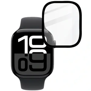 Kup Szkło hybrydowe Bizon Glass Watch Edge Hybrid do Apple Watch 10 46 mm czarne - BIZ6488 - {ean13} - Sklep Home Screen