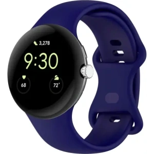 Kup Silikonowy pasek Bizon Strap Watch Silicone do Google Pixel Watch 3 (45mm) szafirowy - BIZ6489 - {ean13} - Sklep Home Screen