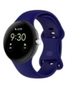 Silikonový pásek Bizon Strap Watch Silicone pro Google Pixel Watch 3 (45mm) safírový