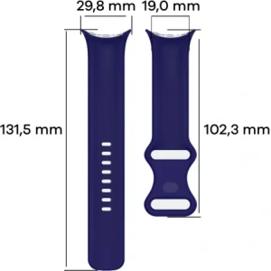 Kup Silikonowy pasek Bizon Strap Watch Silicone do Google Pixel Watch 3 (45mm) szafirowy - BIZ6489 - {ean13} - Sklep Home Screen