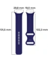 Kup Bizon Strap Uhr Silikon Google Pixel Uhr 3 (45mm) Saphir - BIZ6489 - {ean13} - Sklep Home Screen
