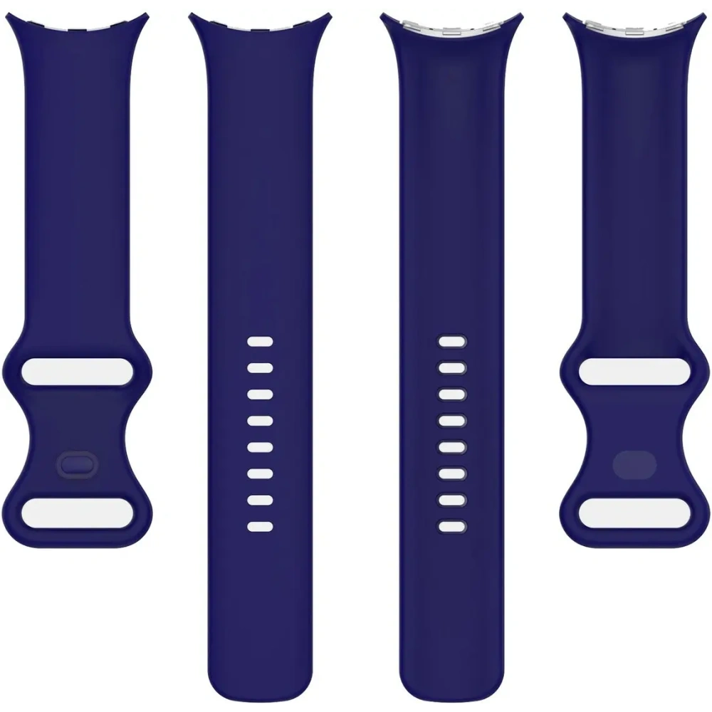 Silikonowy pasek Bizon Strap Watch Silicone do Google Pixel Watch 3 (45mm) szafirowy