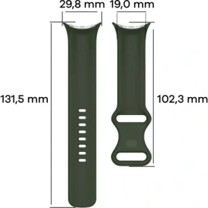 Kup Silikonowy pasek Bizon Strap Watch Silicone do Google Pixel Watch 3 (45mm) ciemnozielony - BIZ6490 - {ean13} - Sklep Home Screen
