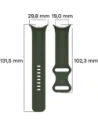 Kup Silikonový pásek Bizon Strap Watch Silicone pro Google Pixel Watch 3 (45mm) tmavě zelený - BIZ6490 - {ean13} - Sklep Home Screen