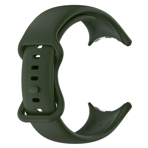 Kup Silikonový pásek Bizon Strap Watch Silicone pro Google Pixel Watch 3 (45mm) tmavě zelený - BIZ6490 - {ean13} - Sklep Home Screen