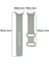 Kup Silikonový pásek Bizon Strap Watch Silicone pro Google Pixel Watch 3 (45mm) šedý - BIZ6491 - {ean13} - Sklep Home Screen