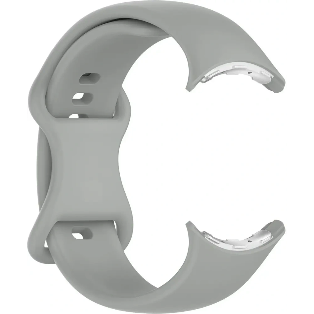 Silikonowy pasek Bizon Strap Watch Silicone do Google Pixel Watch 3 (45mm) szary