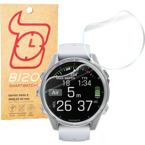 Kup Bizon üveg óra hidrogel Garmin Fenix 8 AMOLED 43 mm [2 Csomag] - BIZ6492 - {ean13} - Sklep Home Screen