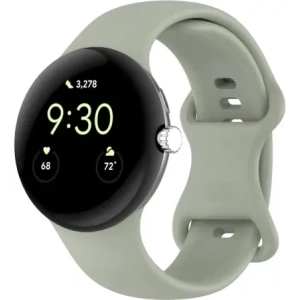 Kup Silikonowy pasek Bizon Strap Watch Silicone do Google Pixel Watch 3 (45mm) khaki - BIZ6493 - {ean13} - Sklep Home Screen