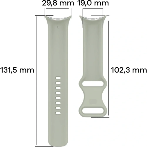 Kup Bizon Strap Watch Silicone Google Pixel Ceas 3 (45mm) khaki - BIZ6493 - {ean13} - Sklep Home Screen