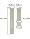 Kup Bizon Strap Watch Silicone Google Pixel Ceas 3 (45mm) khaki - BIZ6493 - {ean13} - Sklep Home Screen