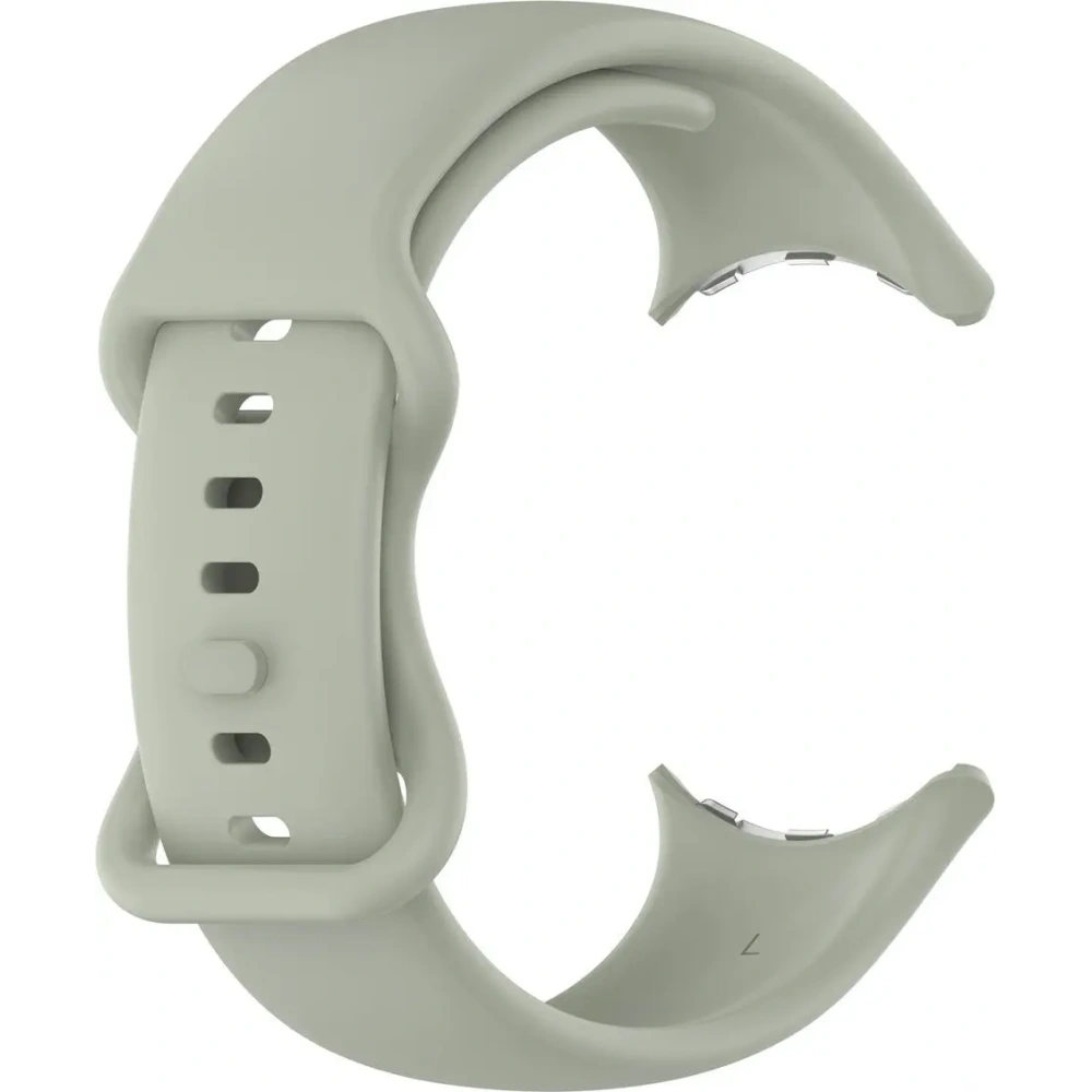 Silikonowy pasek Bizon Strap Watch Silicone do Google Pixel Watch 3 (45mm) khaki